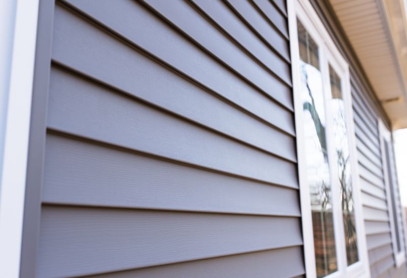 Close-up of Siding Panel Installation