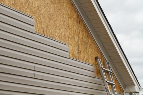 Grey Vinyl Siding Installation in Hagerstown